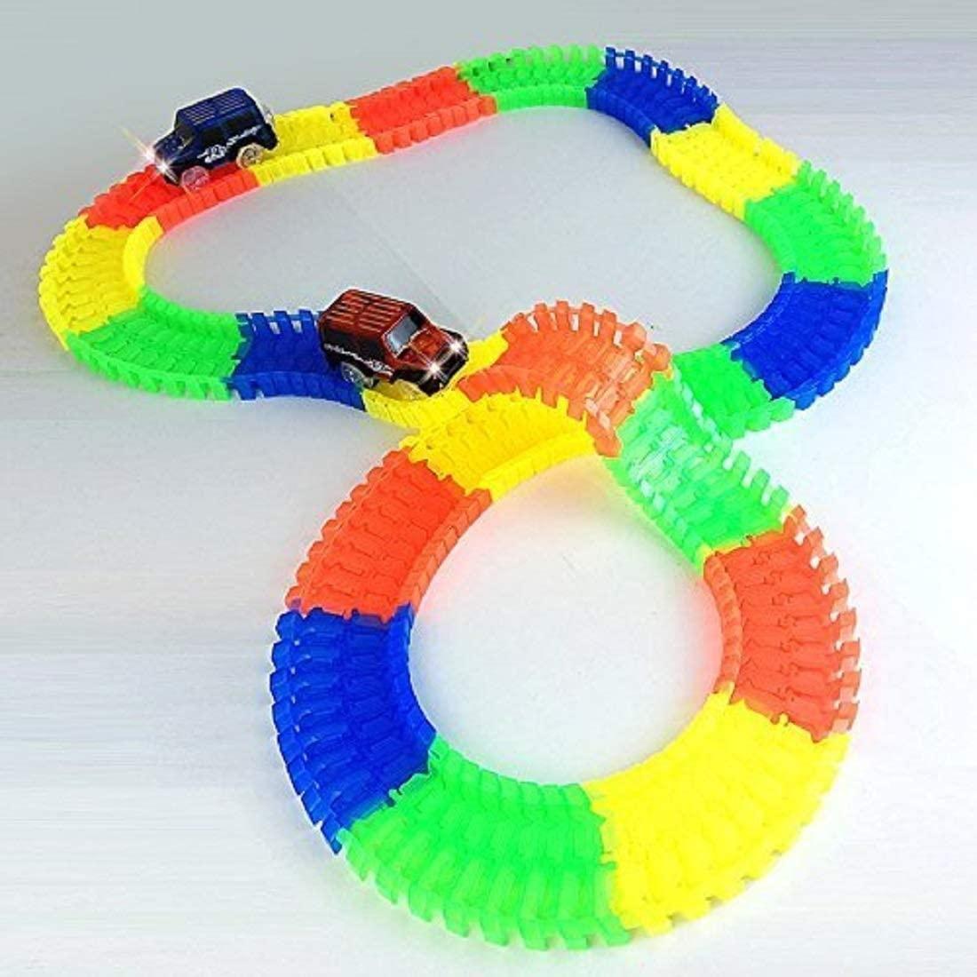ZooZoo Magic Tracks: The Glowing Racetrack That Bends & Amazes