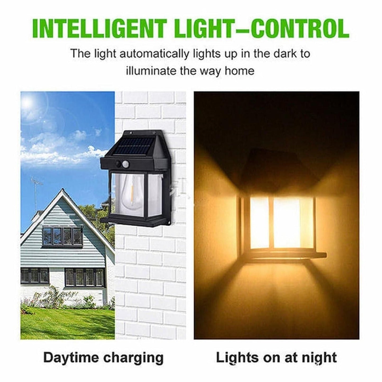ZooZoo Solar Wall Light (Approx. 480g) - Light Up Your Outdoors with Sustainable Style