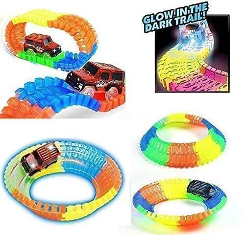ZooZoo Magic Tracks: The Glowing Racetrack That Bends & Amazes
