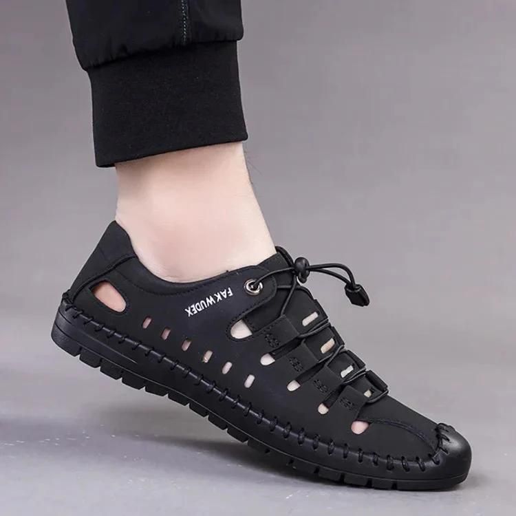 ZooZoo Men's Sleek Casual Shoes (UK 6 / US 7 / EUR 40): Lightweight Comfort & Modern Style (Black) (Approx. 976g)