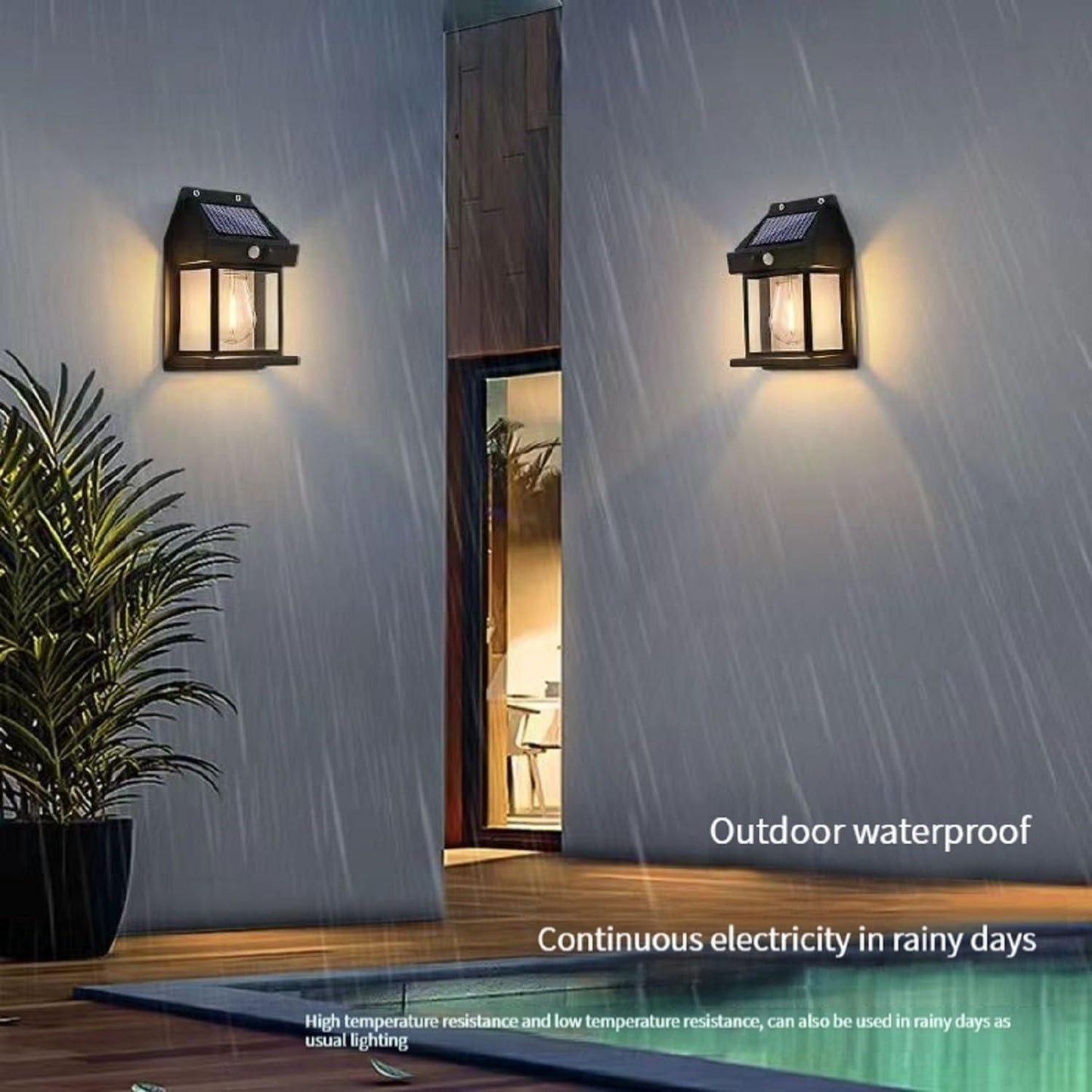 ZooZoo Solar Wall Light (Approx. 480g) - Light Up Your Outdoors with Sustainable Style