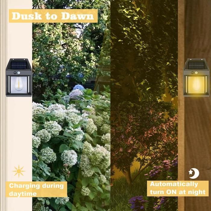 ZooZoo Solar Wall Light (Approx. 480g) - Light Up Your Outdoors with Sustainable Style