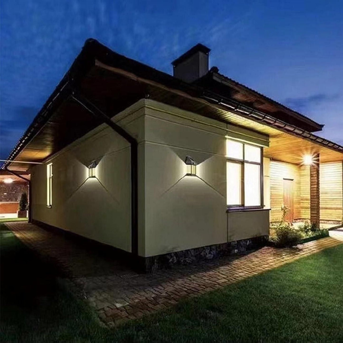 ZooZoo Solar Wall Light (Approx. 480g) - Light Up Your Outdoors with Sustainable Style