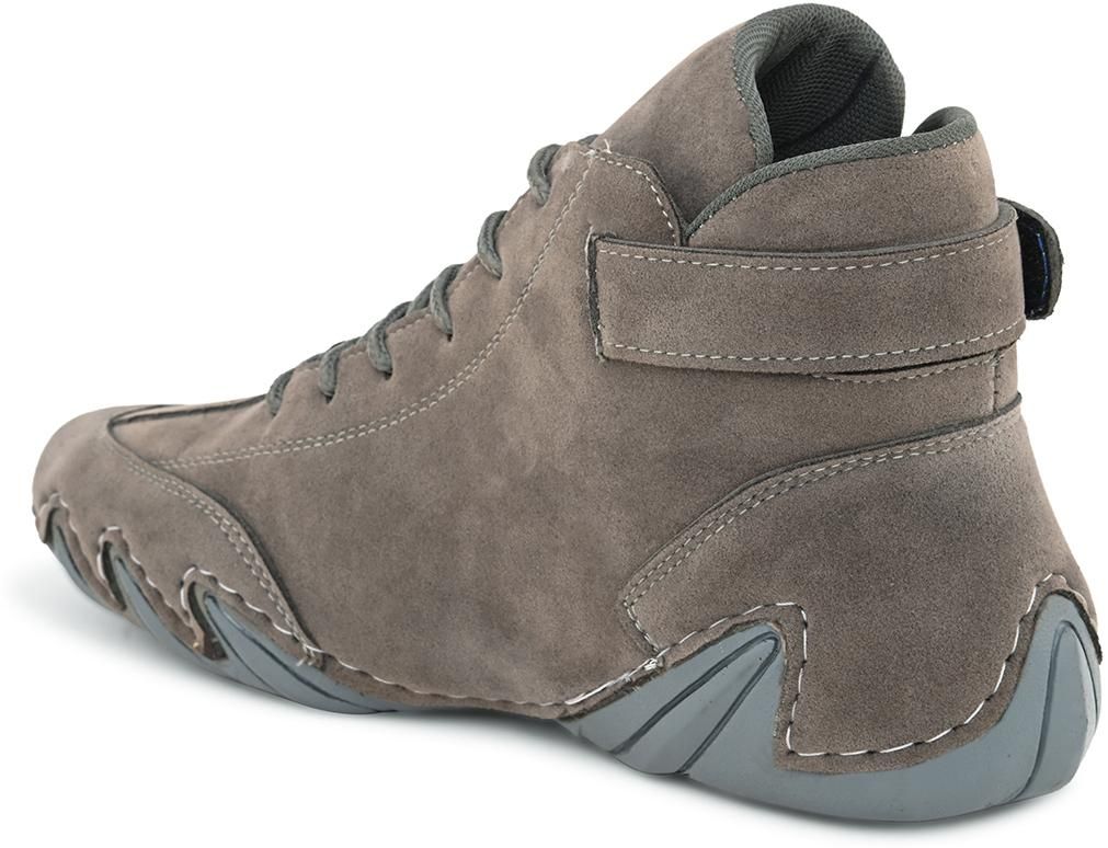 ZooZoo Men's Grey Casual Sneakers (UK 6 / US 7 / EUR 40): Comfort & Style for Everyday Adventures (Approx. 700g)