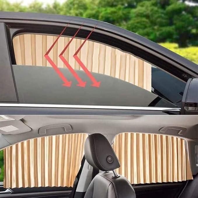 ZooZoo Car Thermal Magnetic Window Sunshield (4pcs) - Stay Cool & Protected on the Road