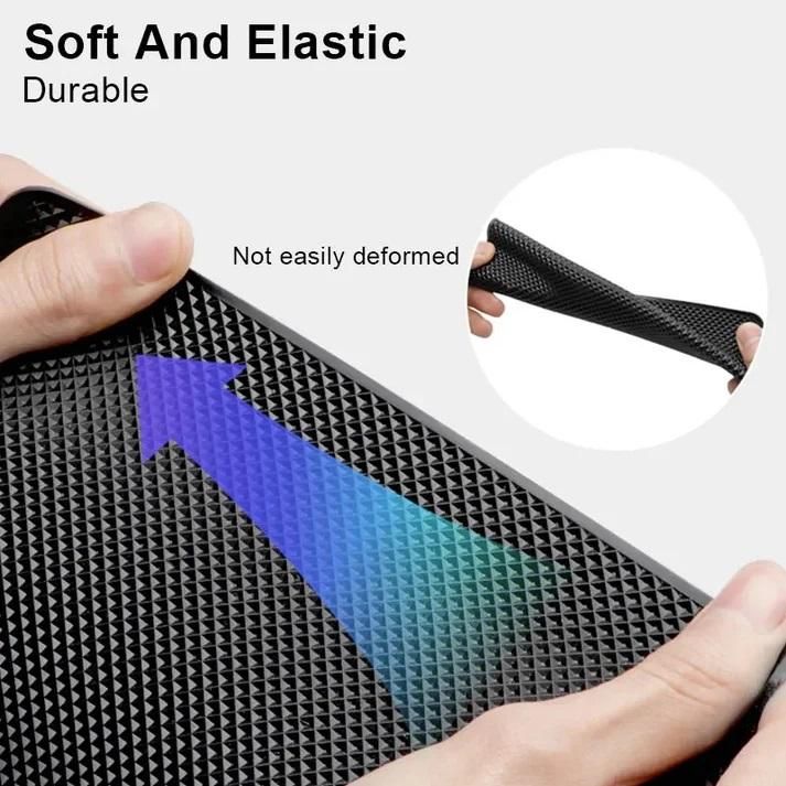 ZooZoo Car Dashboard Anti-Slip Mat (Single Mat) - Keep Your Belongings Put & Prevent Scratches