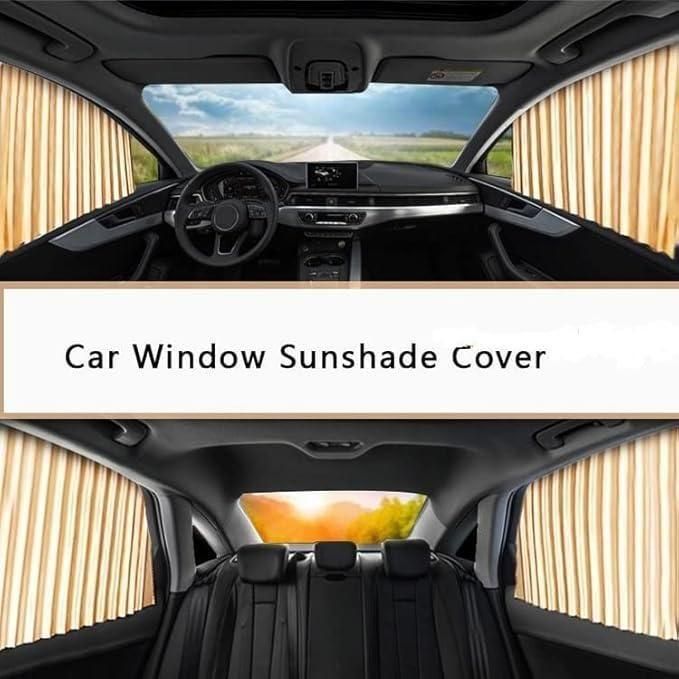 ZooZoo Car Thermal Magnetic Window Sunshield (4pcs) - Stay Cool & Protected on the Road