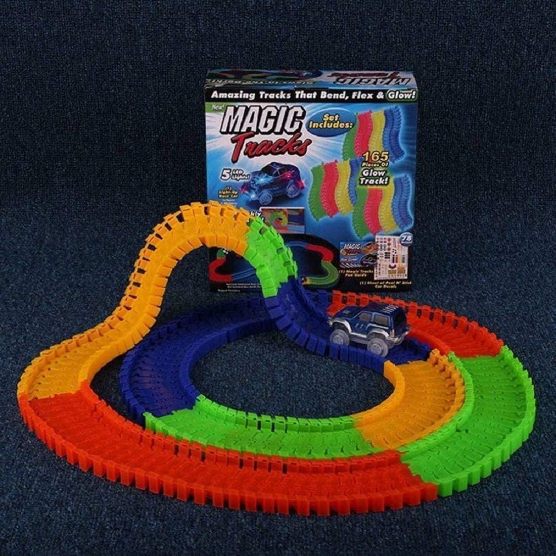 ZooZoo Magic Tracks: The Glowing Racetrack That Bends & Amazes