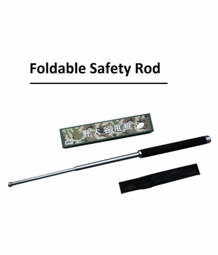 ZooZoo Extendable Self Defense Stick Steel Pointer (Up to 29cm) - Lightweight & Portable for Presentations or Walks