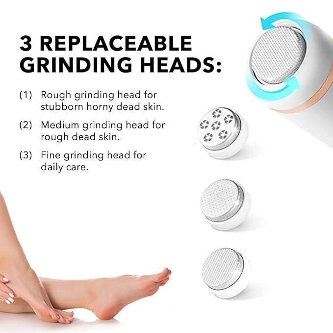 ZooZoo Rechargeable Foot Callus Remover (230g) - Say Goodbye to Rough Heels & Hello to Smooth Feet