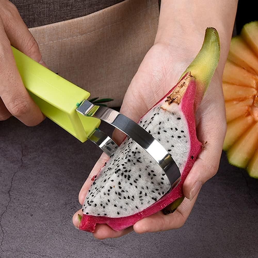 ZooZoo Professional 4-in-1 Watermelon Cutter & Baller Set (200g) - Effortless Slicing & Scooping (Stainless Steel & Plastic, Pack of 1)