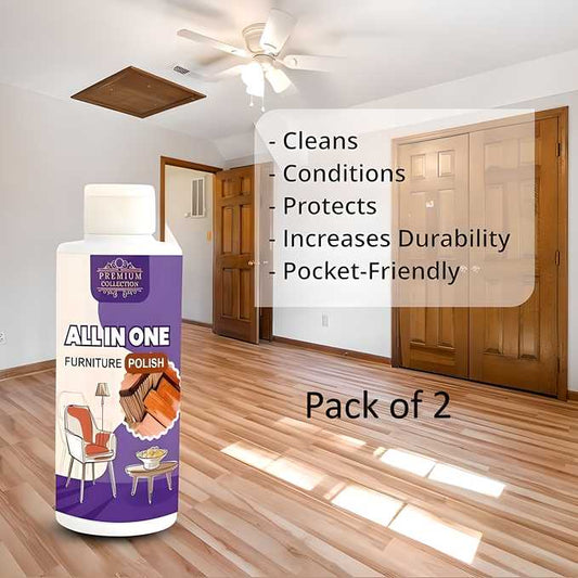 Polish Furniture Cleaner Shiner Floor Coating Paint Wood -Buy1 get 1